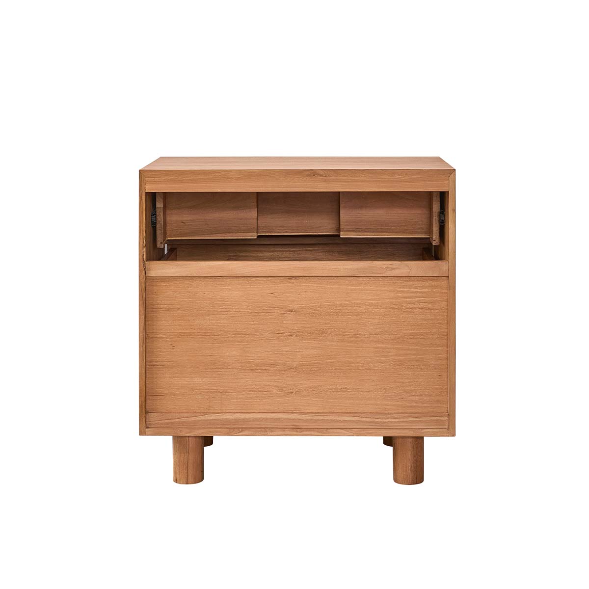 Berah Getah Gustave meuble salle de bain teck 80 cm 3 tiroirs
