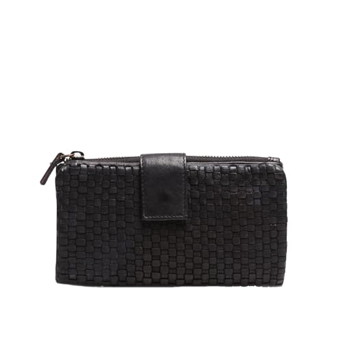 Bata Portefeuilles portefeuille cuir tressé femme Noir