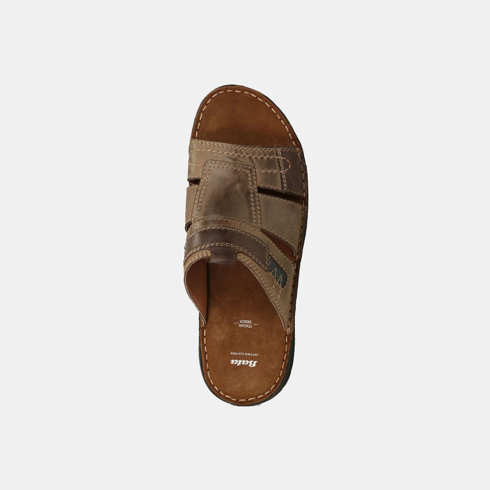 Bata Sandales Nubuck Mules Homme Confort Été