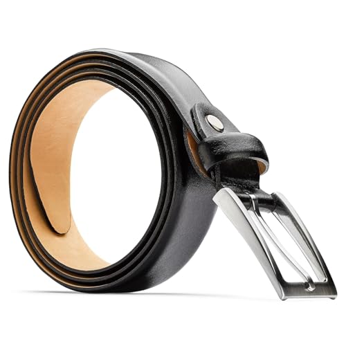 Bata Ceintures ceinture cuir noir homme 3 cm