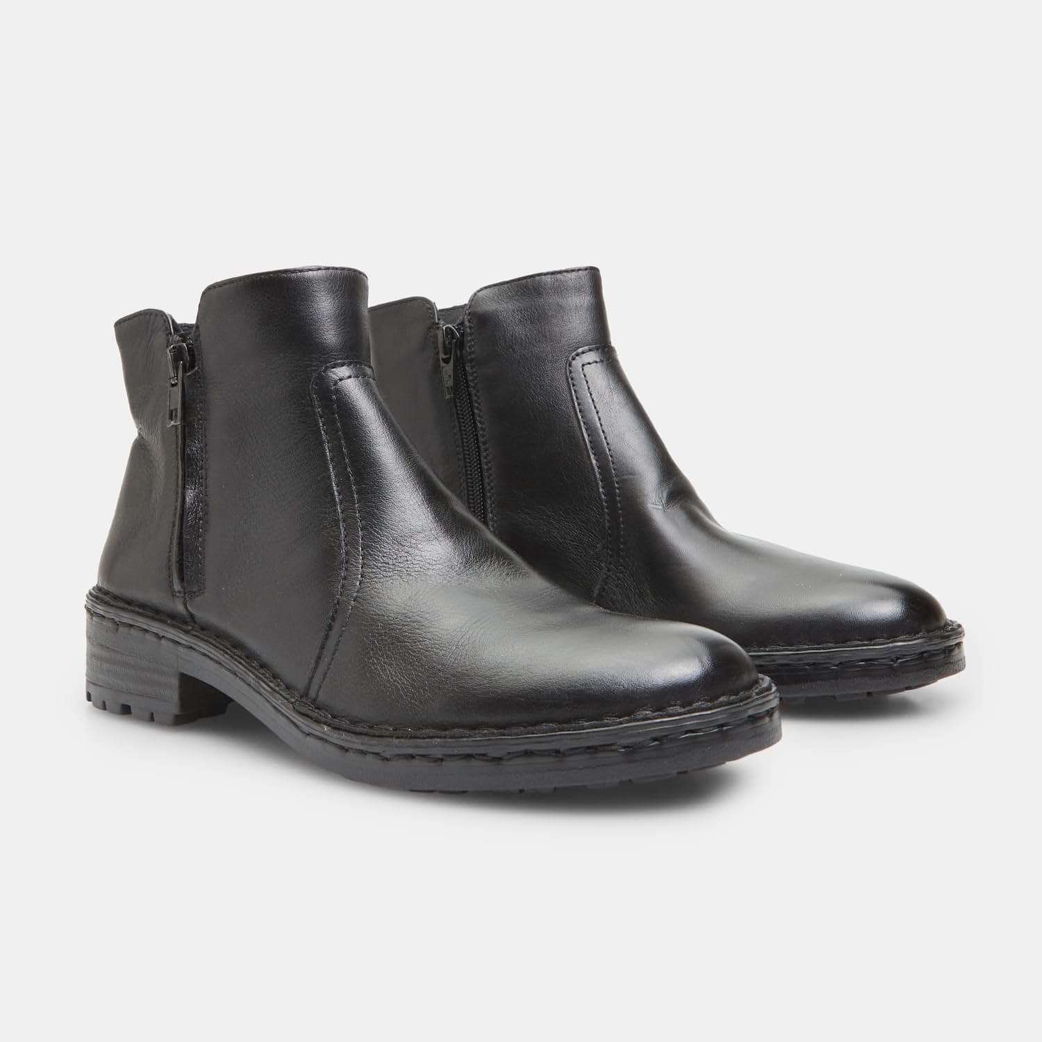 Bata Bottine Cuir Femme 36 EU Talon Bas