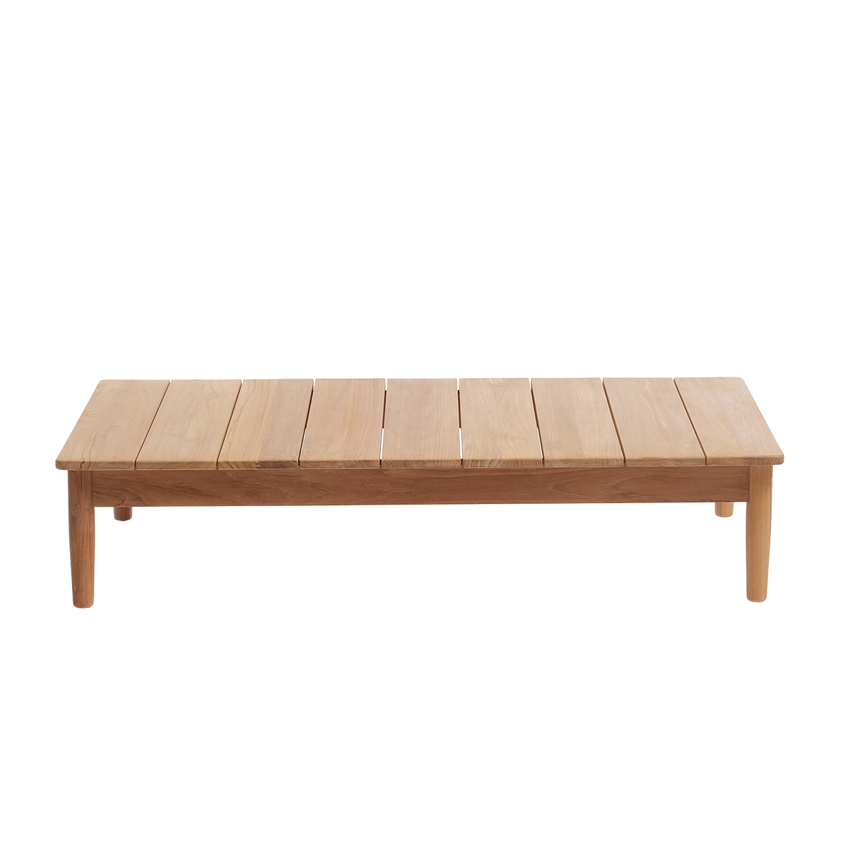 Berah Getah Jardin CALVI table basse teck 140 cm