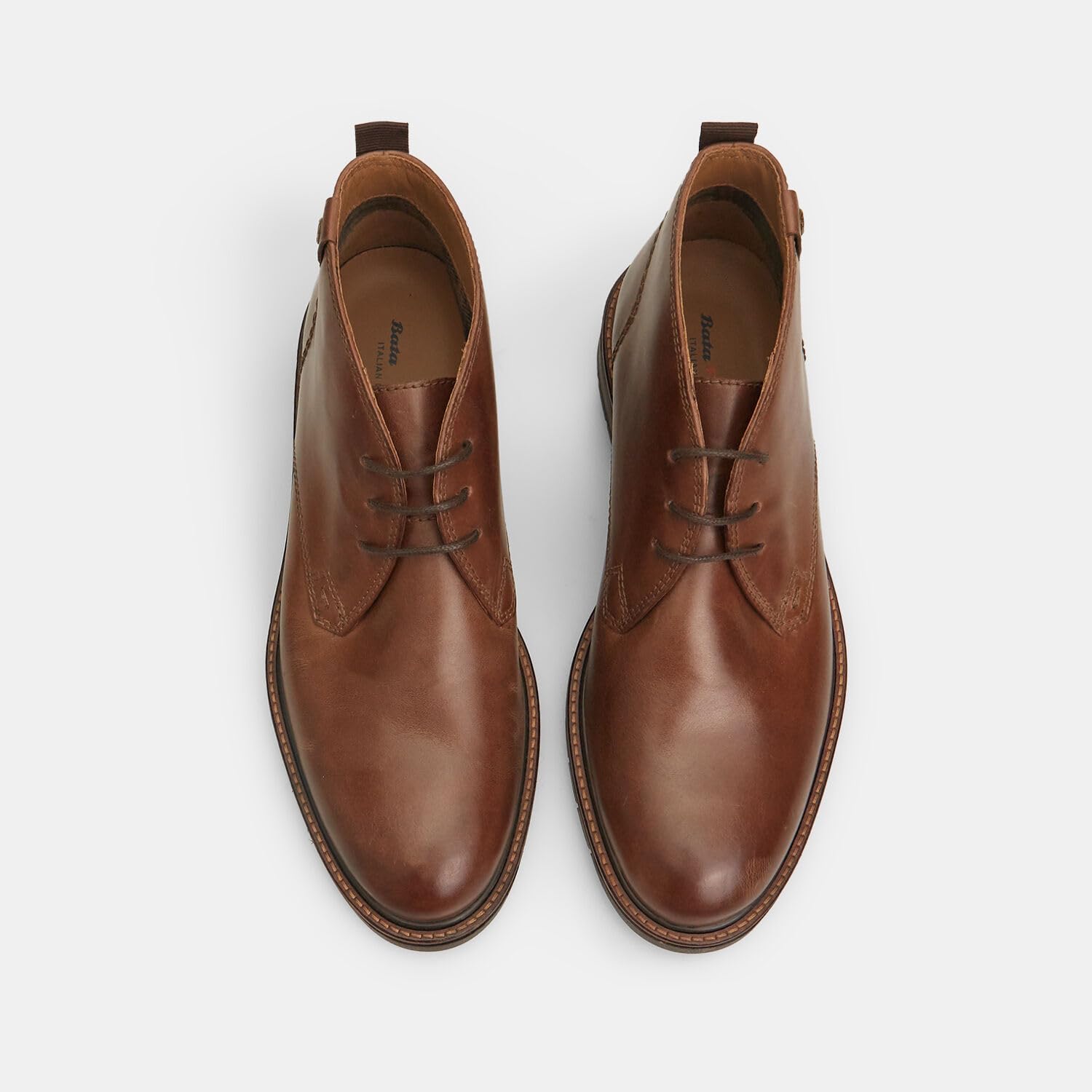 Bata Bottines homme cuir velours souple confort
