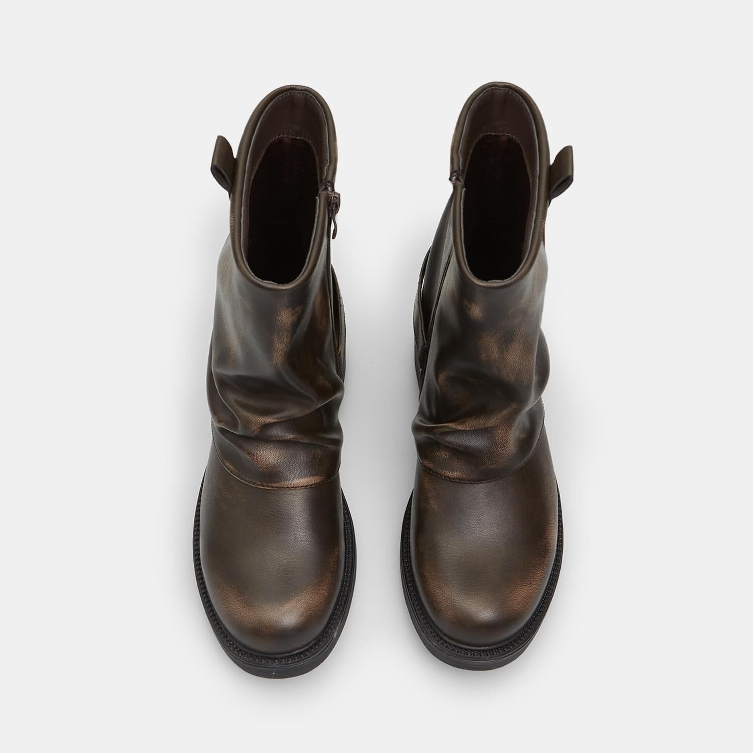 Bata Red Label bottes courtes femme plates confort