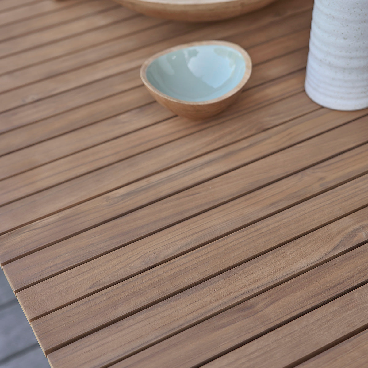 Berah Getah Siena salon de jardin teck alu 6 fauteuils