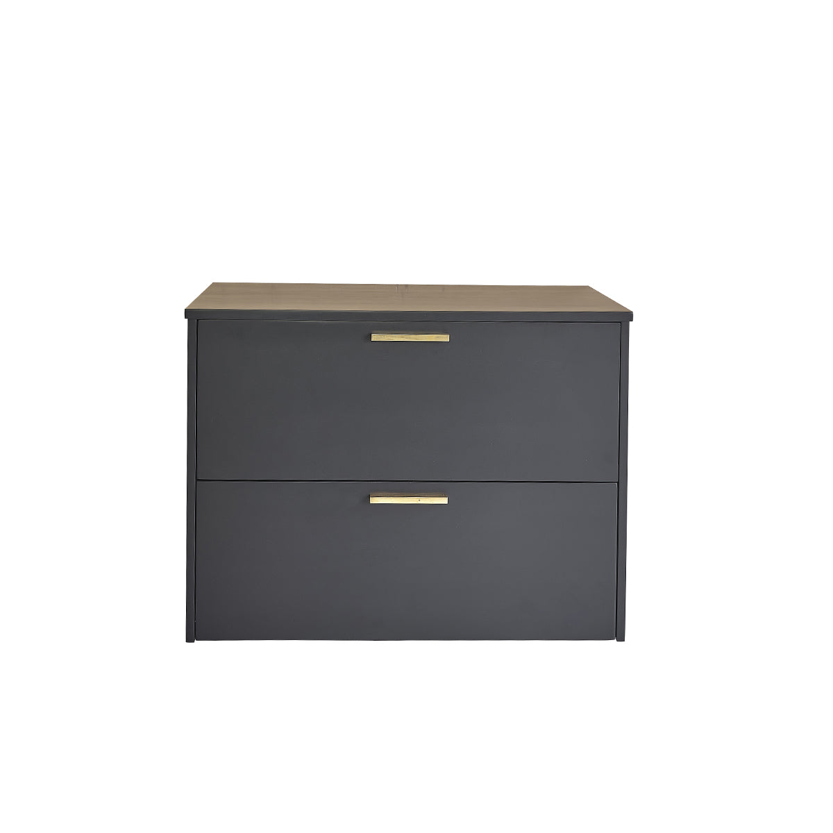 Berah Getah Luna meuble vasque acacia 80 cm noir