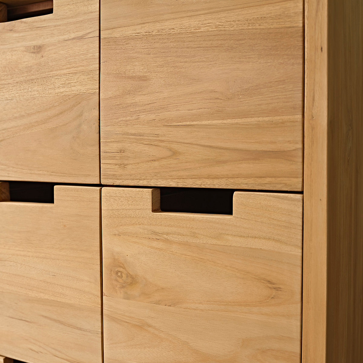 Berah Getah Aldo armoire d'entrée 80 cm en teck massif