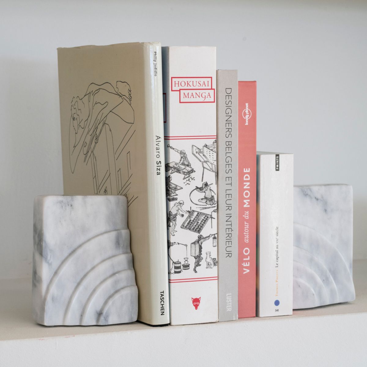Andrea House serre-livres marbre décoration