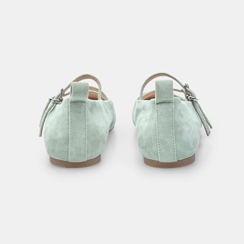 Bata Ballerines Double Bande ballerines femme daim 36 EU plates