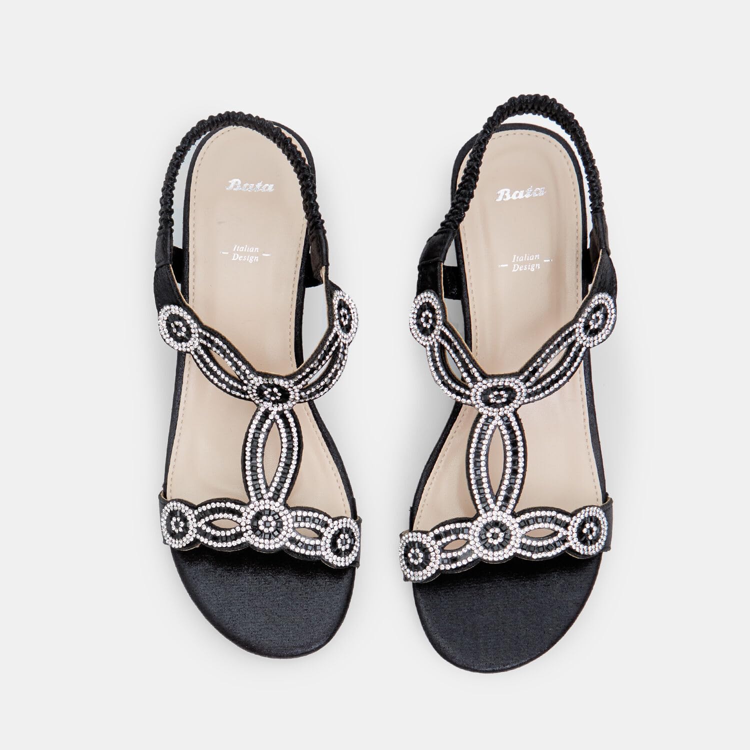 Bata Sandales Femme Compensées 5 cm Talon Confort