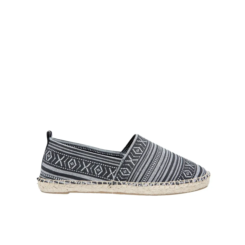 Bata Espadrilles Homme Toile Marron Motifs