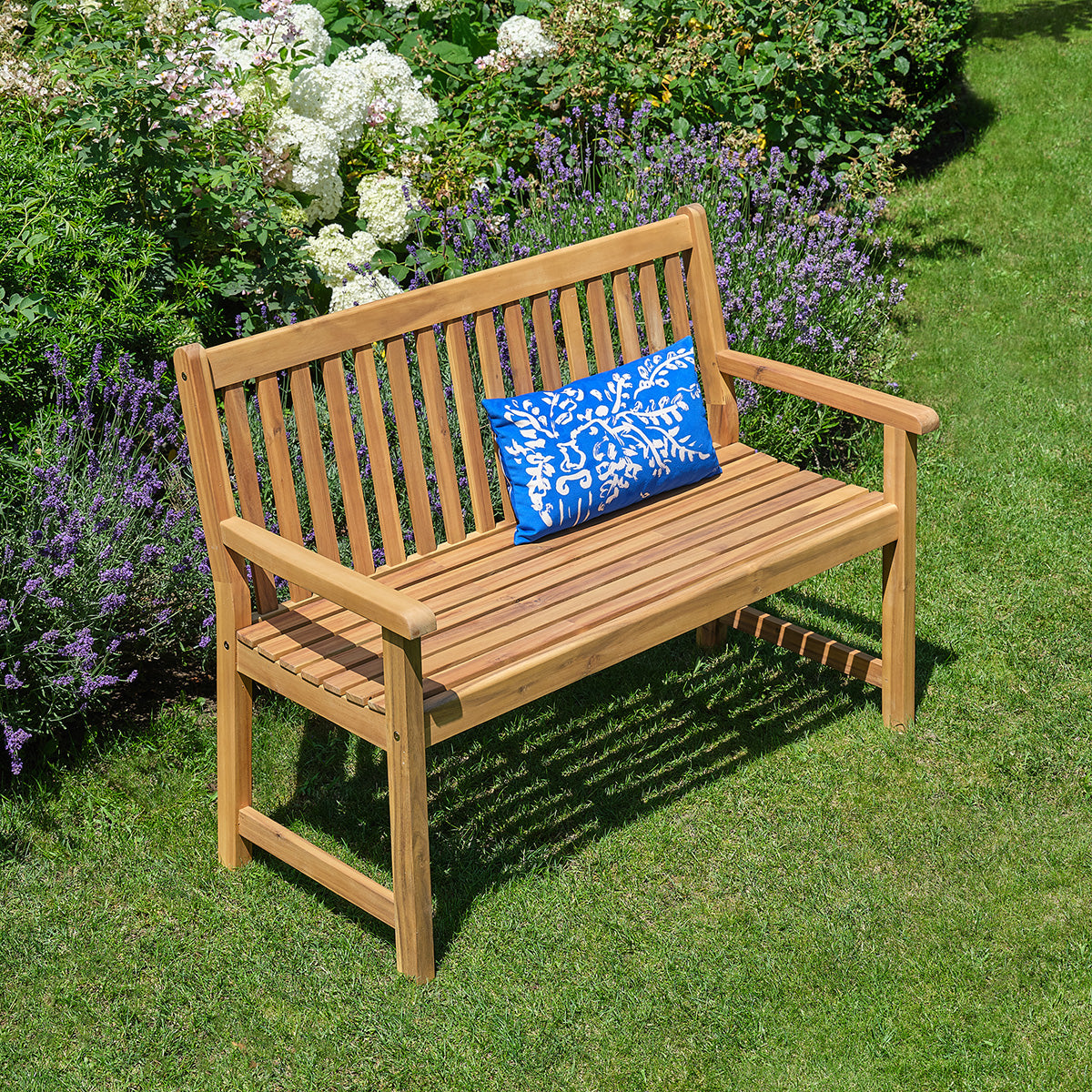 Berah Getah MILOS banc jardin acacia 120 cm 2 places
