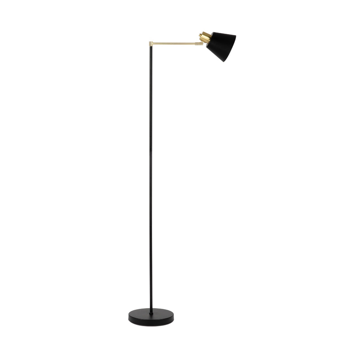 Andrea House Iluminación lampadaire métal doré industriel