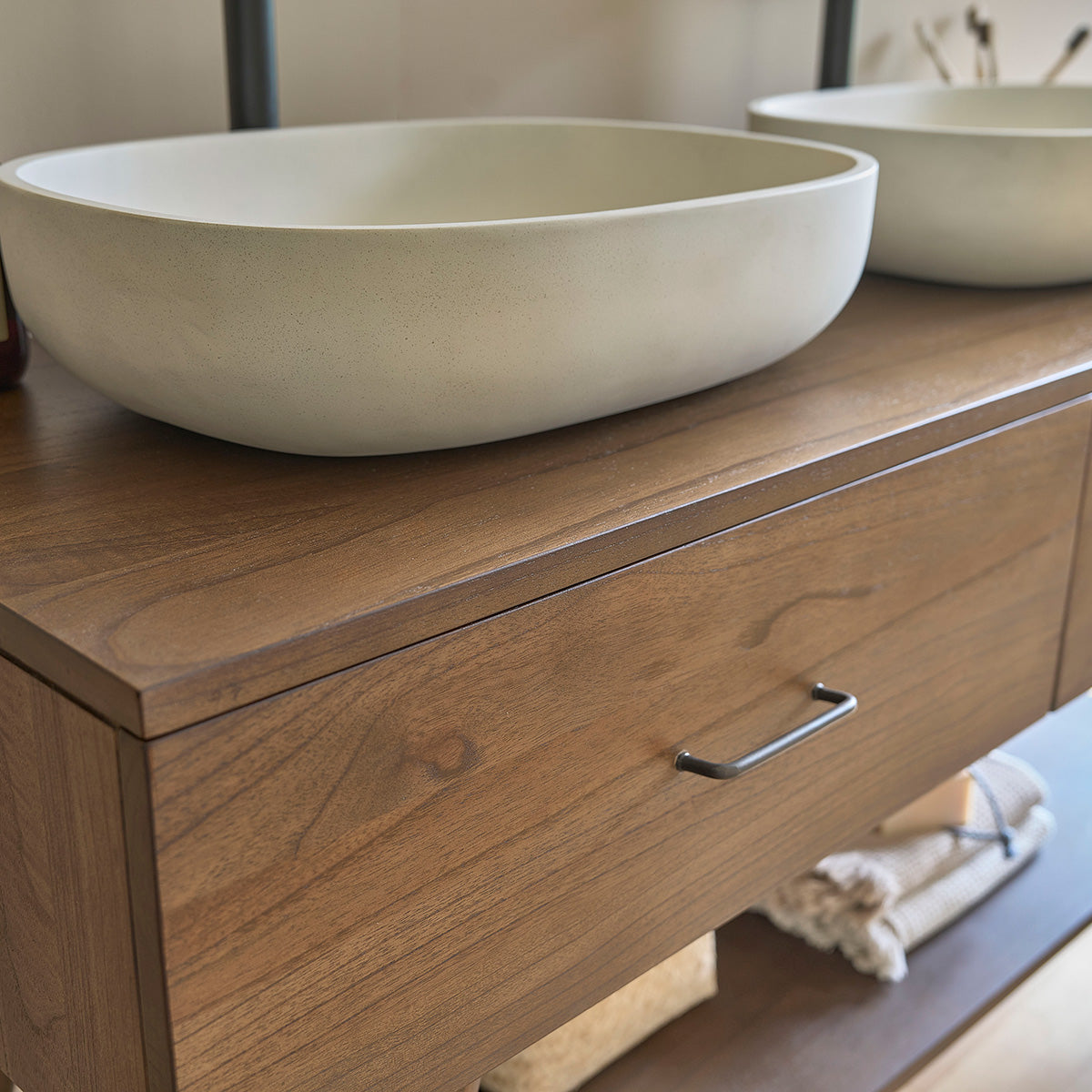 Berah Getah Calixte meuble salle de bain mindi 135 cm