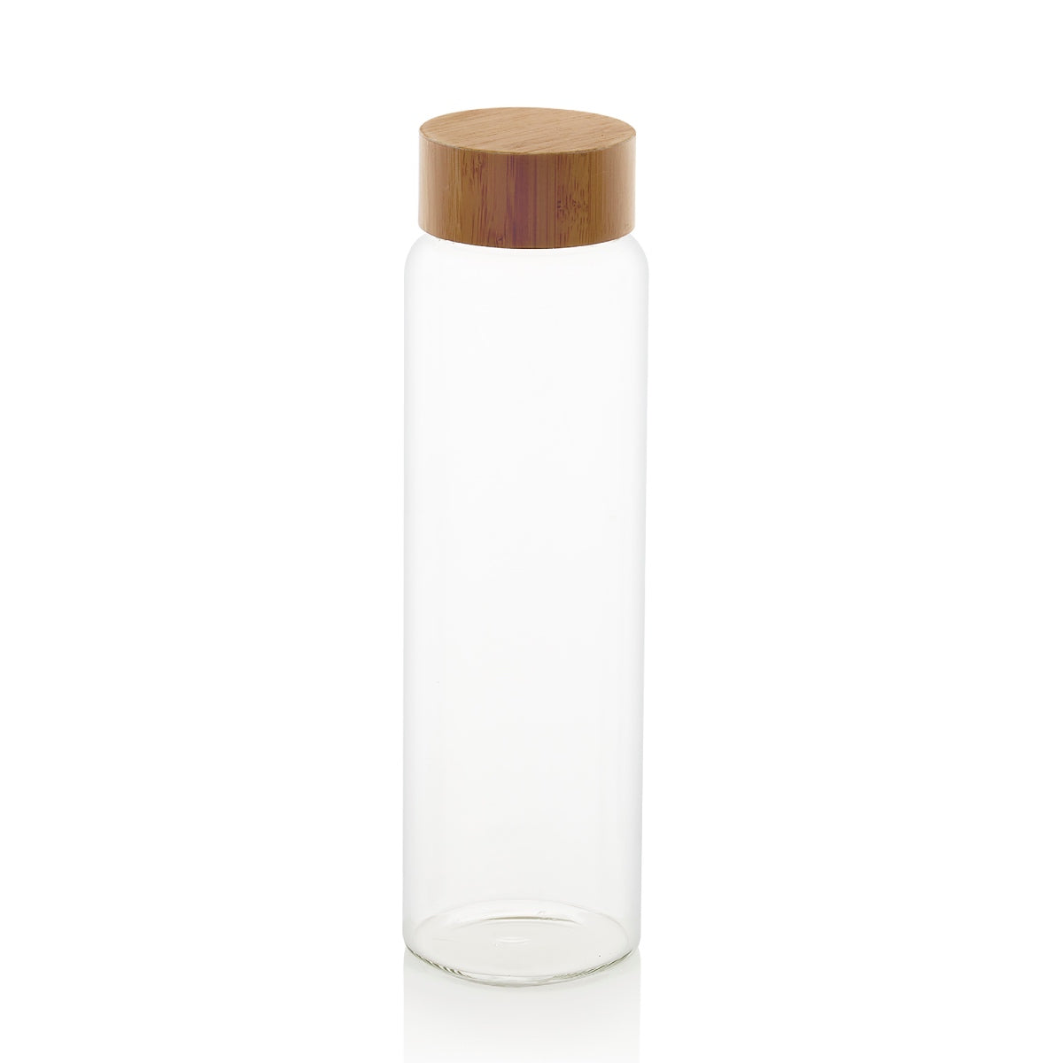 Andrea House Bouteille eau bambou verre table