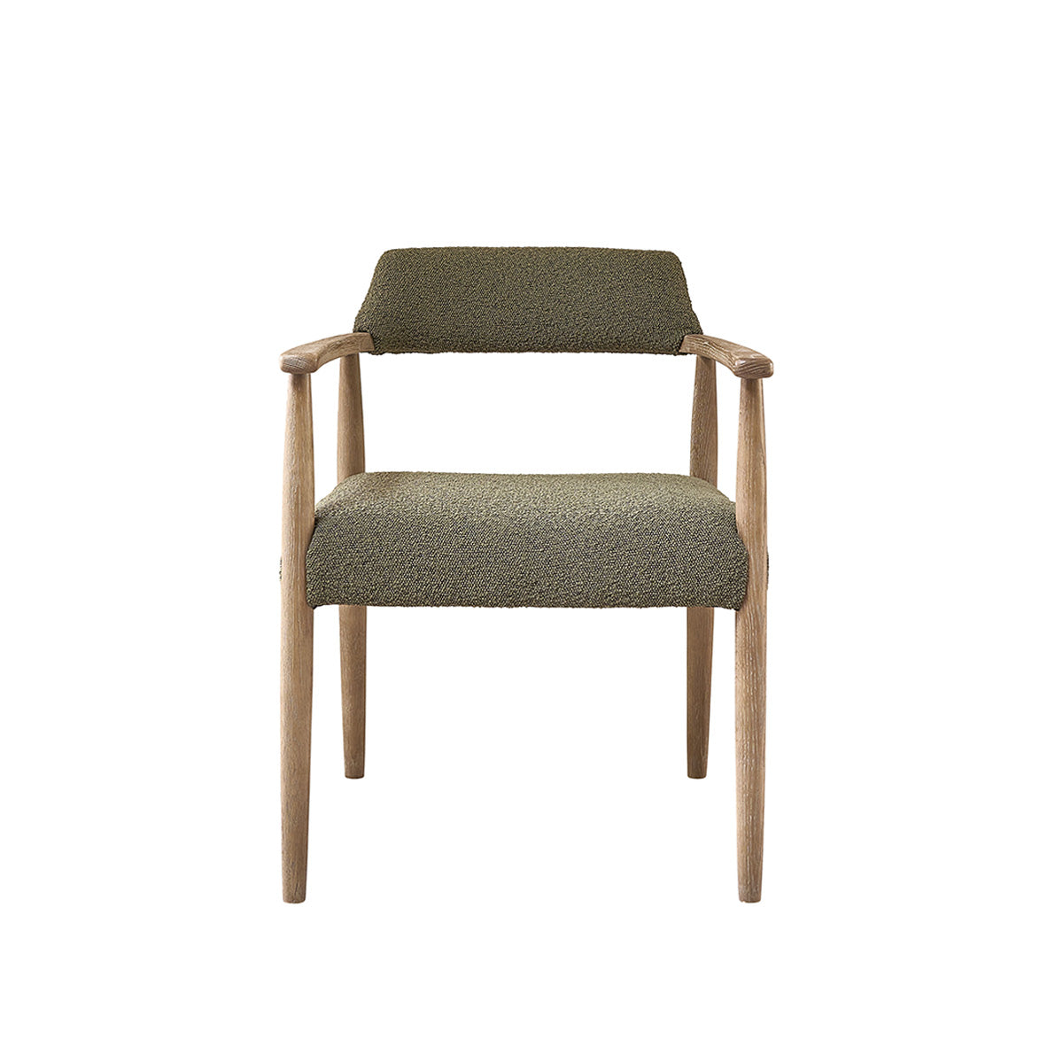 Berah Getah Luisa chaise chêne bouclette kaki