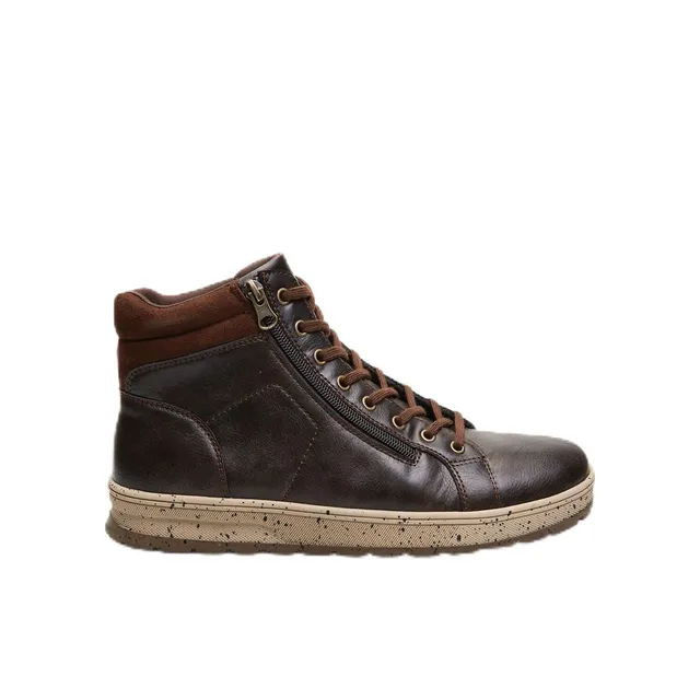 Bata Bottines homme à lacets et zip bottines confort