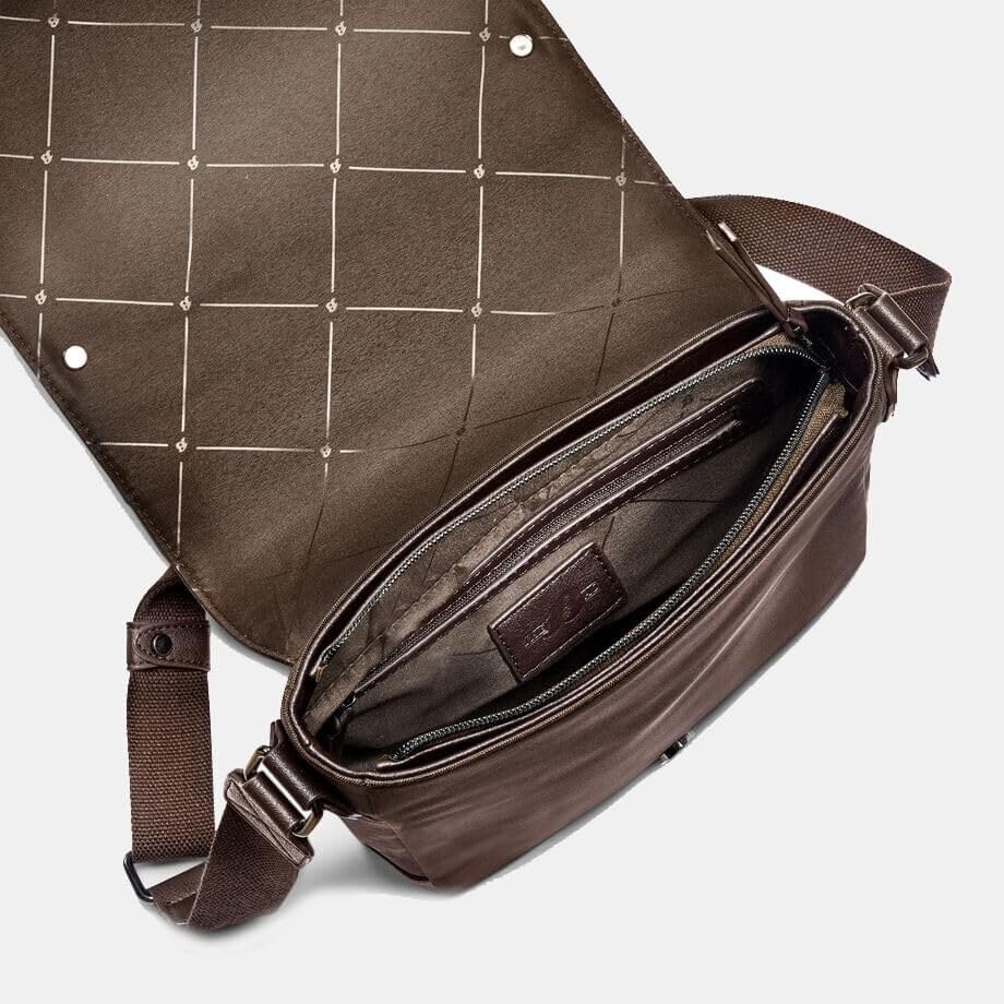 Bata Sacs sacoche bandoulière homme marron zippée