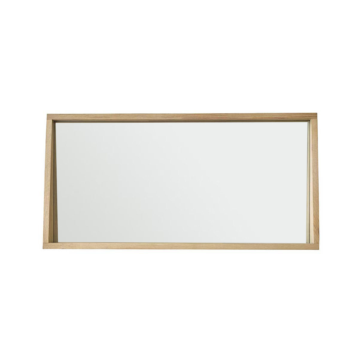 Berah Getah MARGAUX miroir rectangulaire chêne 100x50 cm