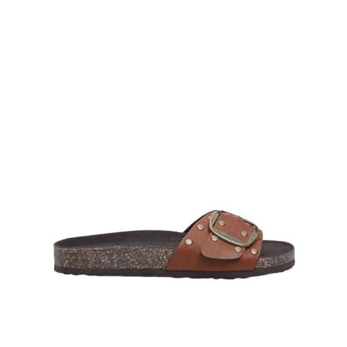 Bata Sandales mules femme clous plates