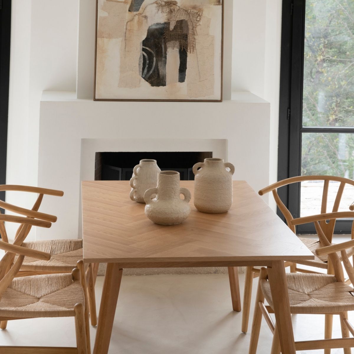 Andrea House Mueble table à manger nordique en bois