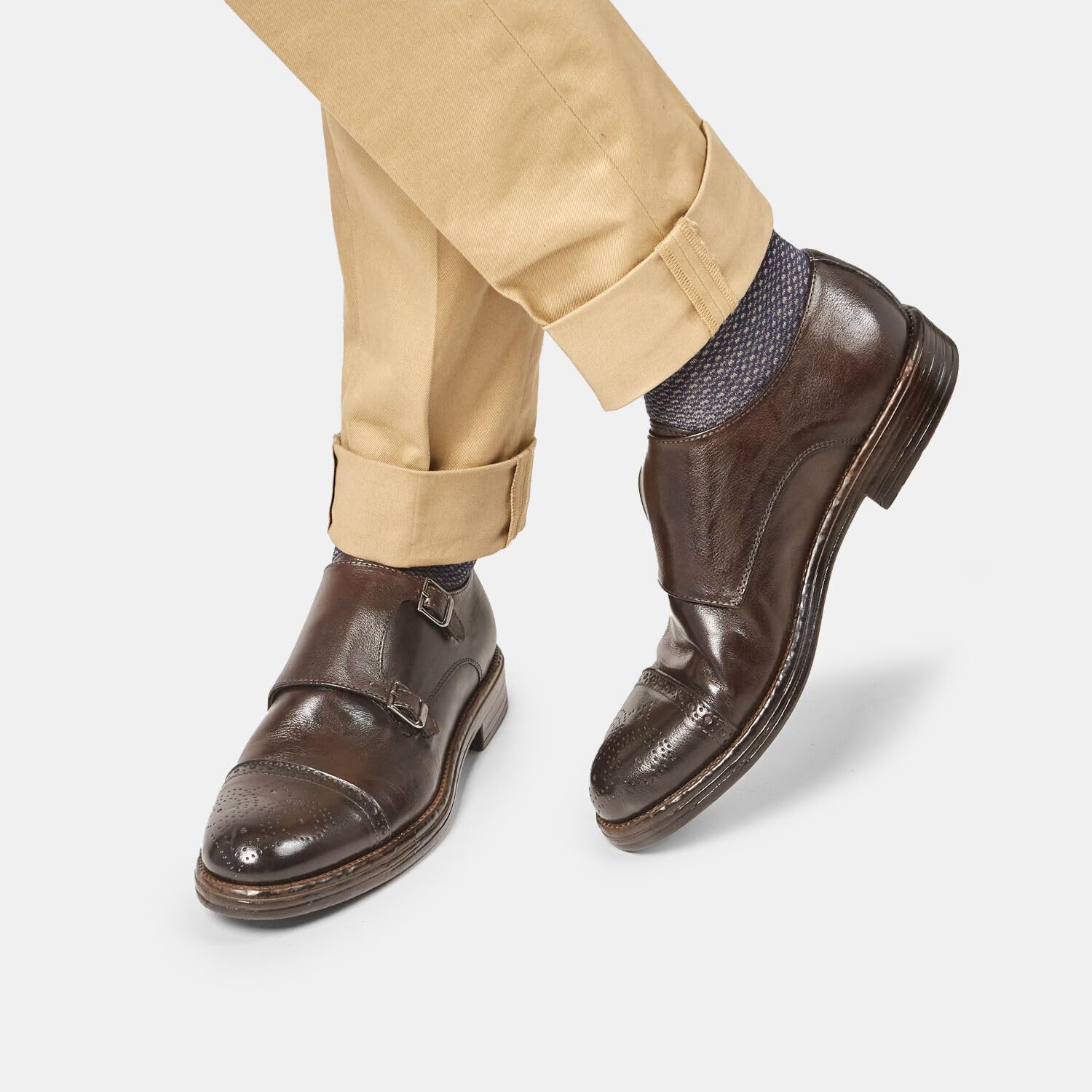 Bata Mocassins homme cuir à boucles