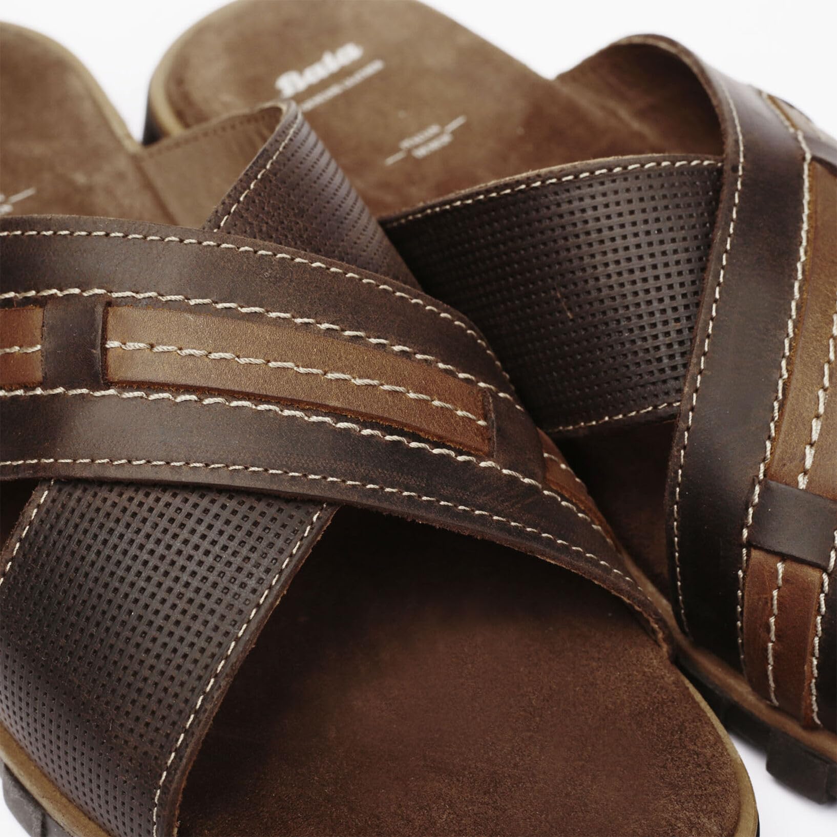 Bata Sandales homme mules nubuck confortables