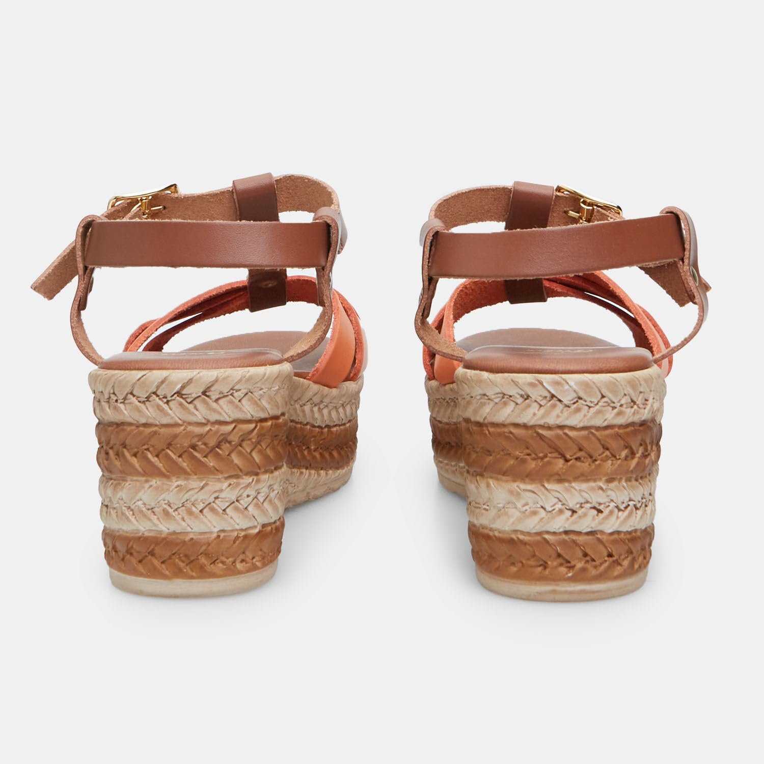 Bata sandales cuir femme plateforme talon bois 7 cm
