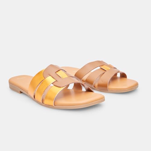 Bata Sandales Mules femme plates noeud bicolore