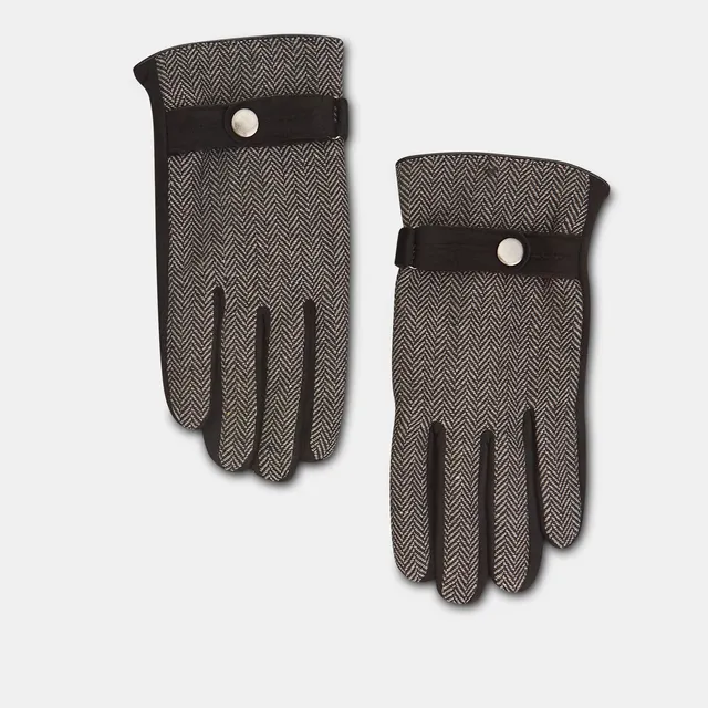 Bata Gants Homme Hiver avec Bracelet, Gants Chauds