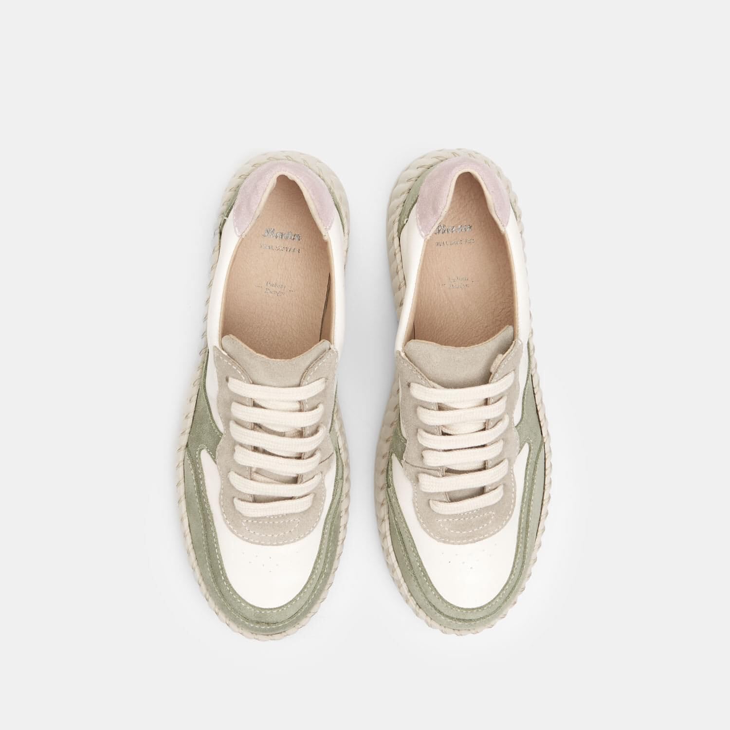 Bata Sneakers Femme Cuir et Daim Blanc 38