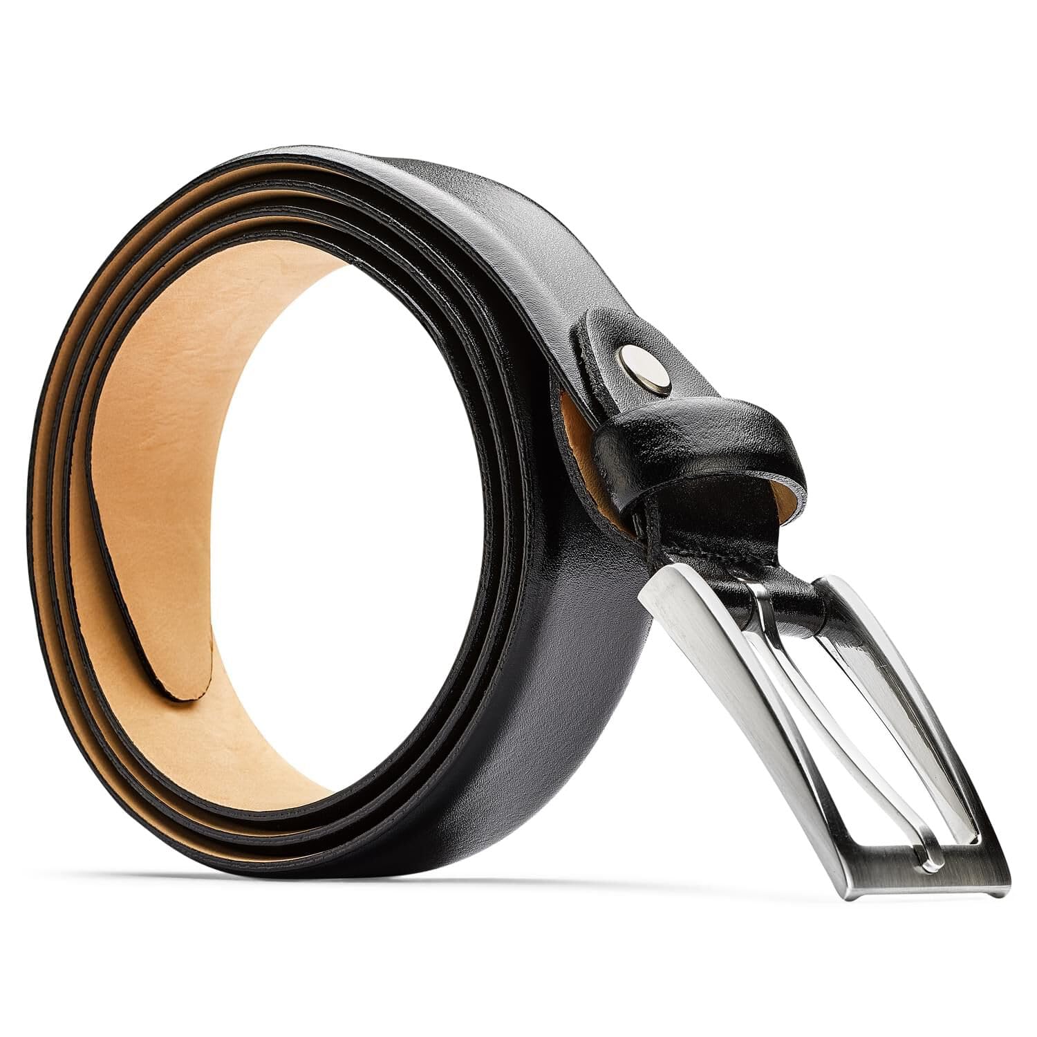 Bata Ceintures ceinture cuir noir homme 3 cm
