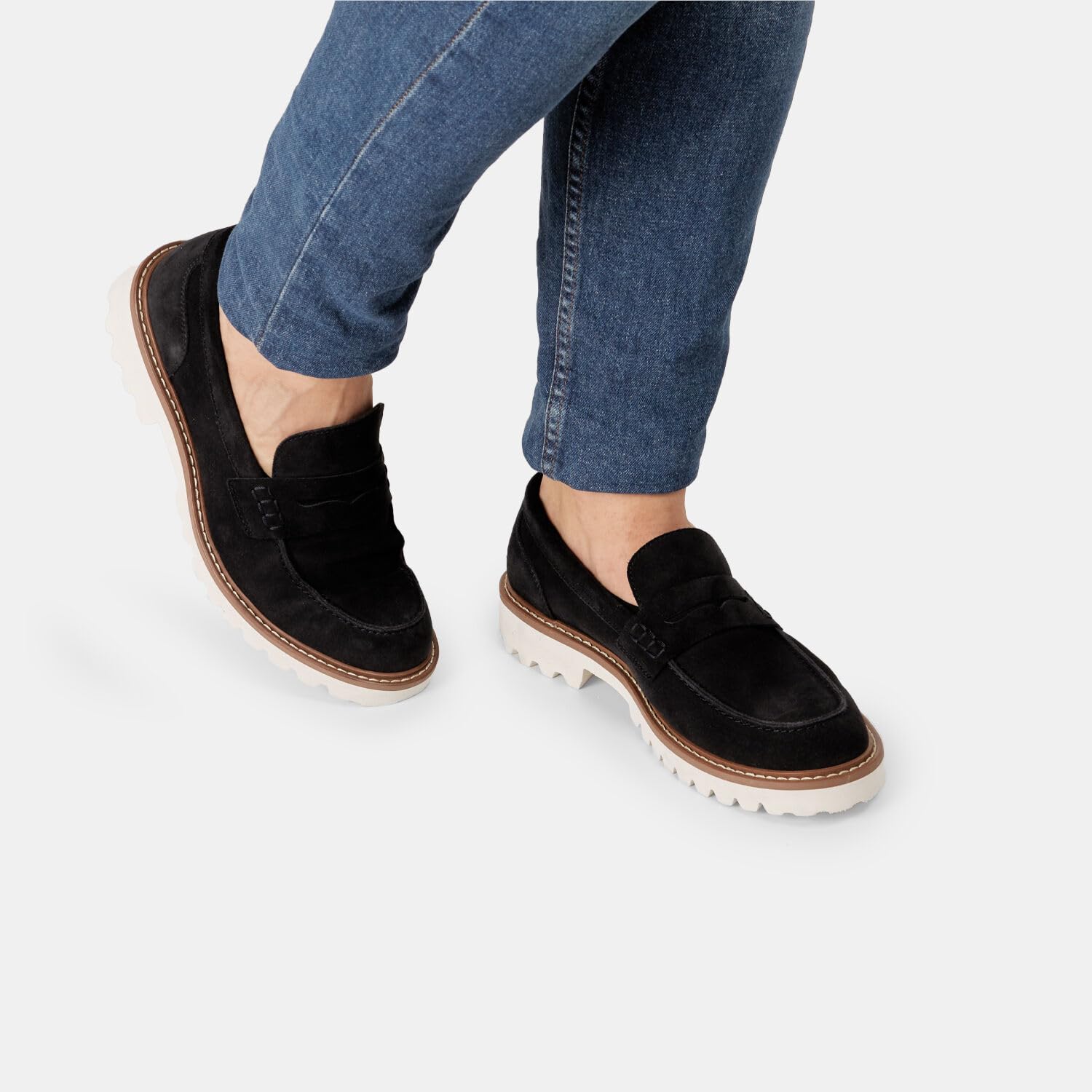 Bata Red Label Mocassins Homme Daim Modèle Confort
