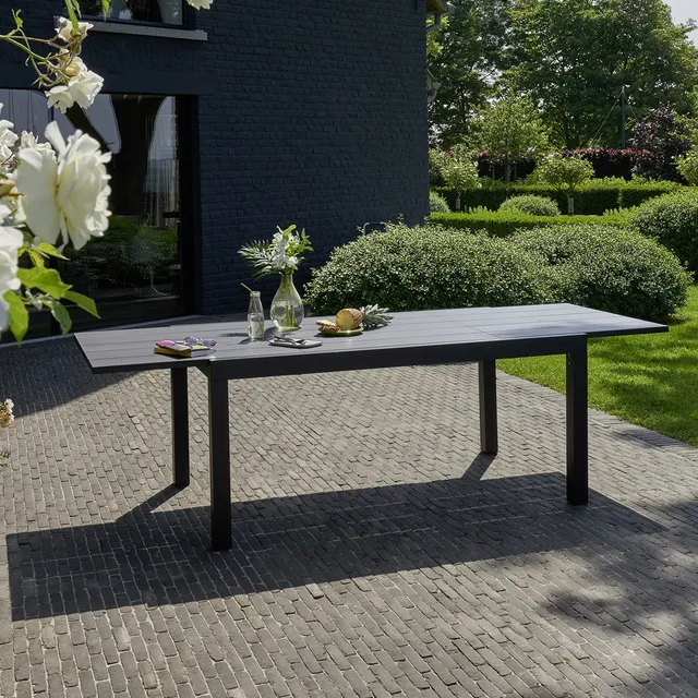 Berah Getah Balistar table de jardin extensible 6/10 alu