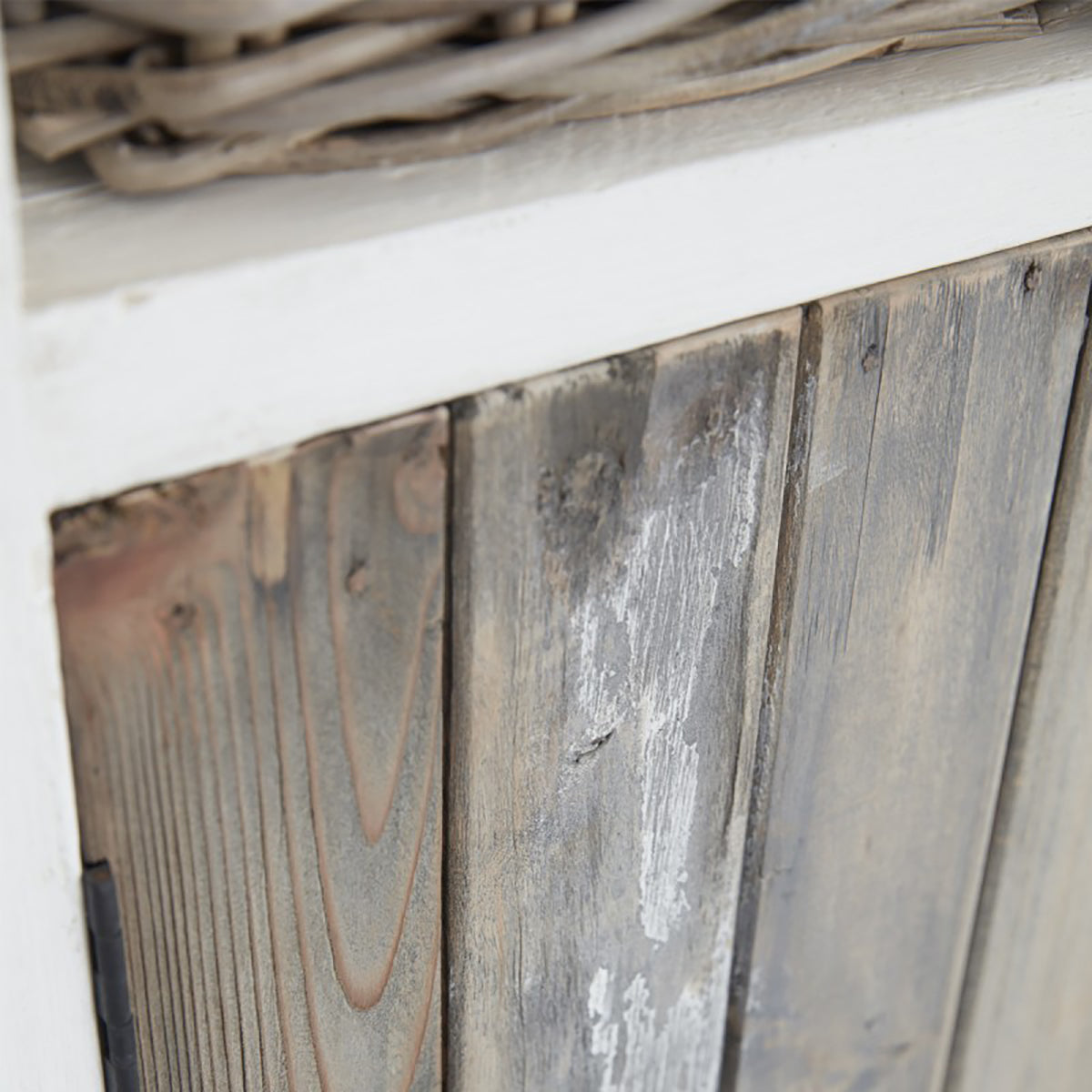 Berah Getah Honfleur commode pin recyclé 145 cm rotin