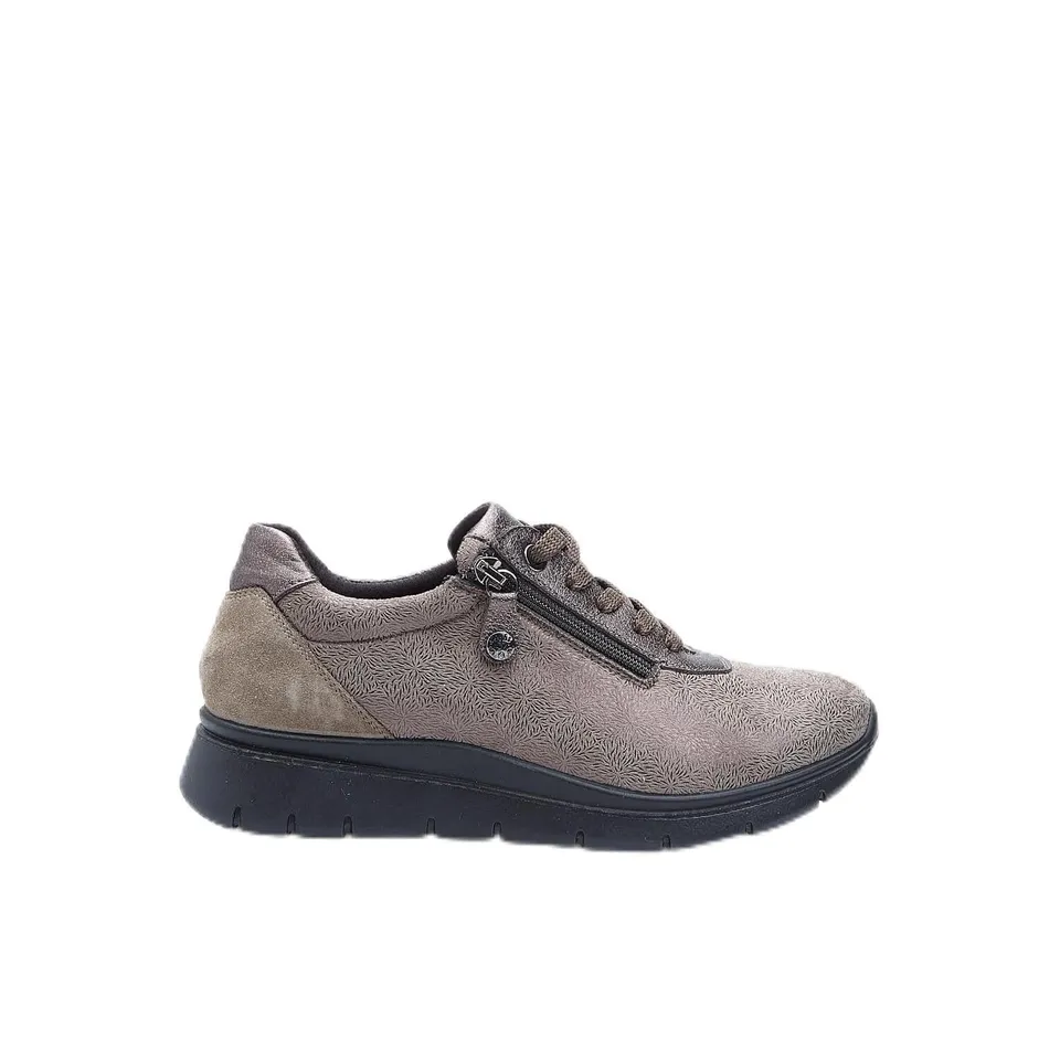 Bata Chaussures à lacets zippée femme confortable