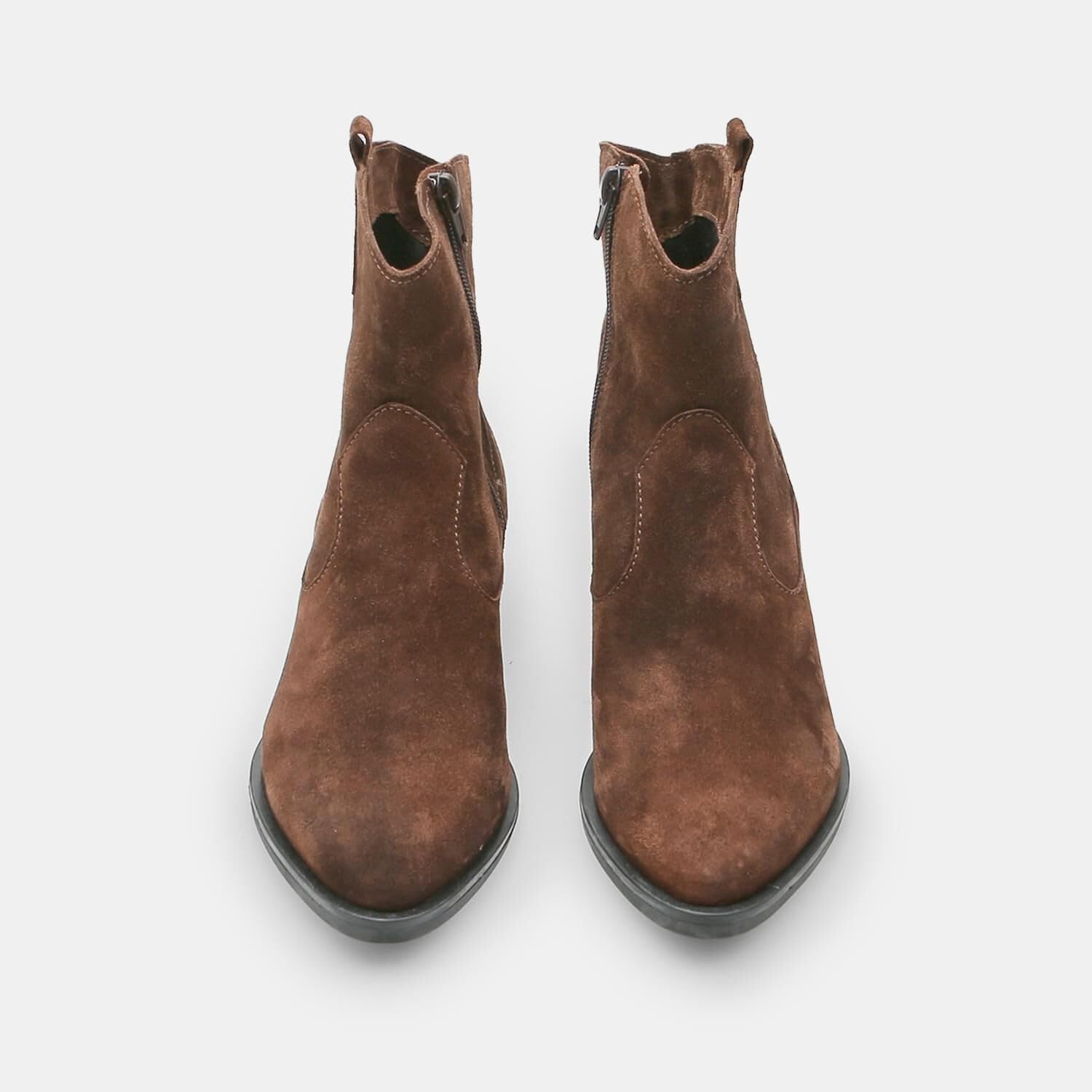 Bata Bottines cow-boy femme en daim 36 EU à talon