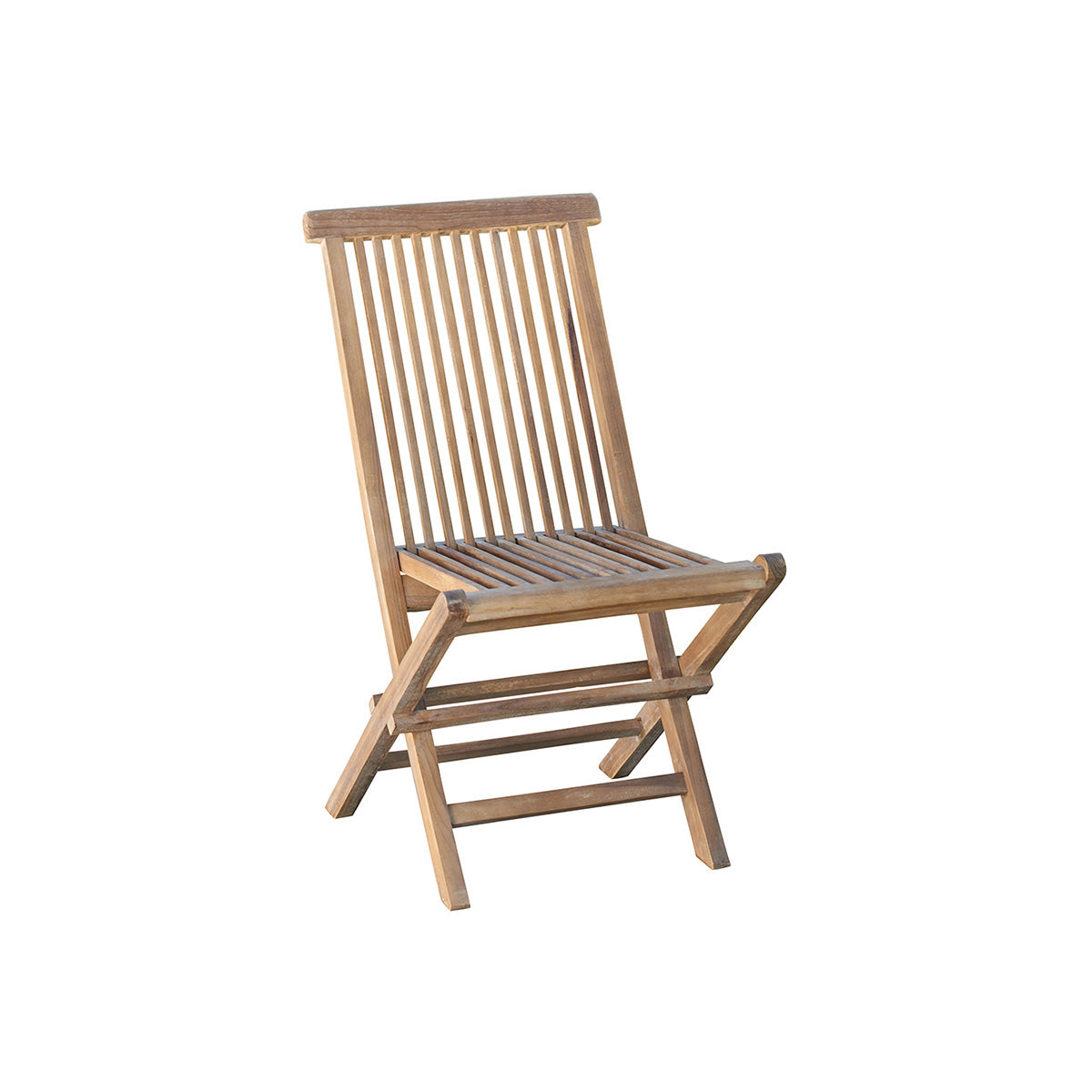 Berah Getah Bali chaise jardin teck huilé pliante