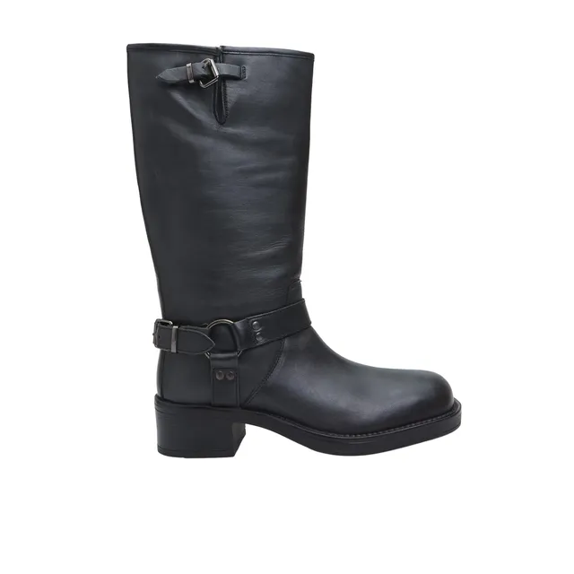 Bata Bottes cuir femme boucle confort ville