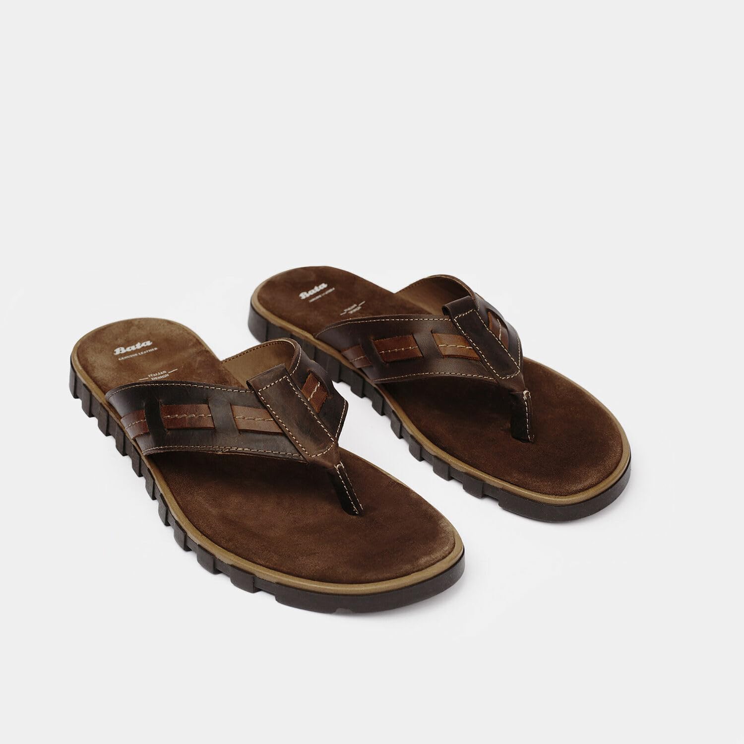 Bata Tongs homme tongs nubuck confortables
