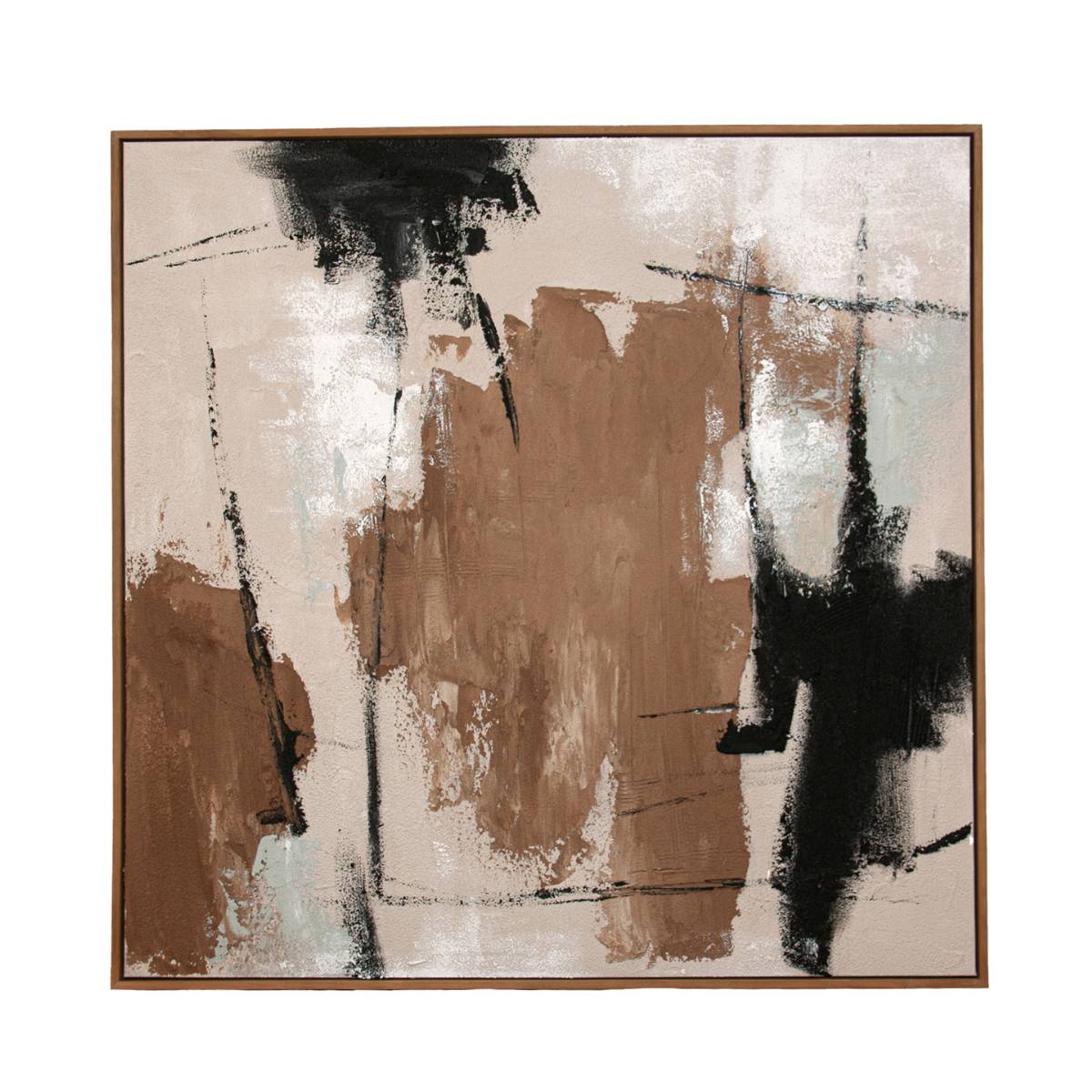 Andrea House Cairo tableau abstrait 80x80 cm carré salon