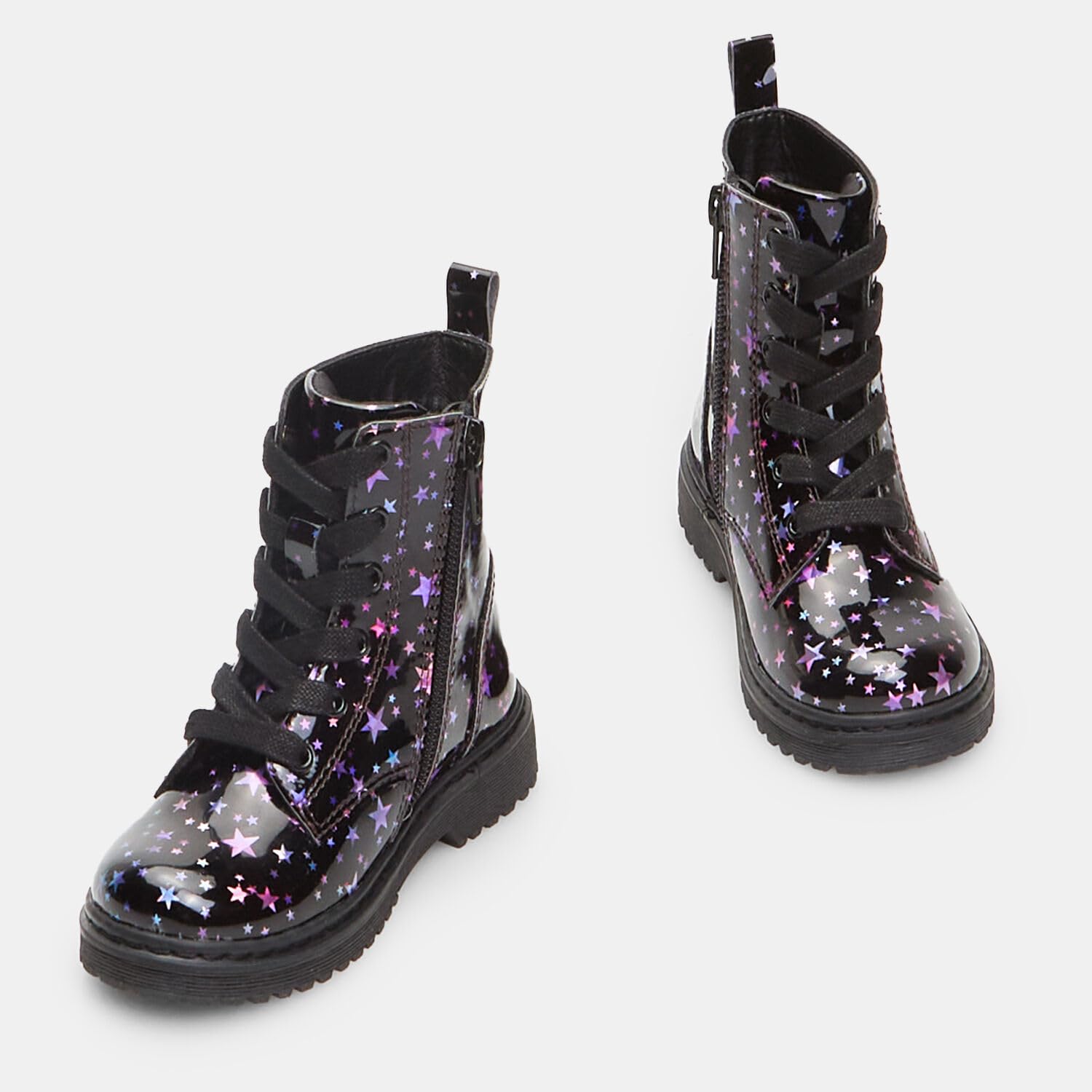 Bata Bottes fille vernies étoiles pluie