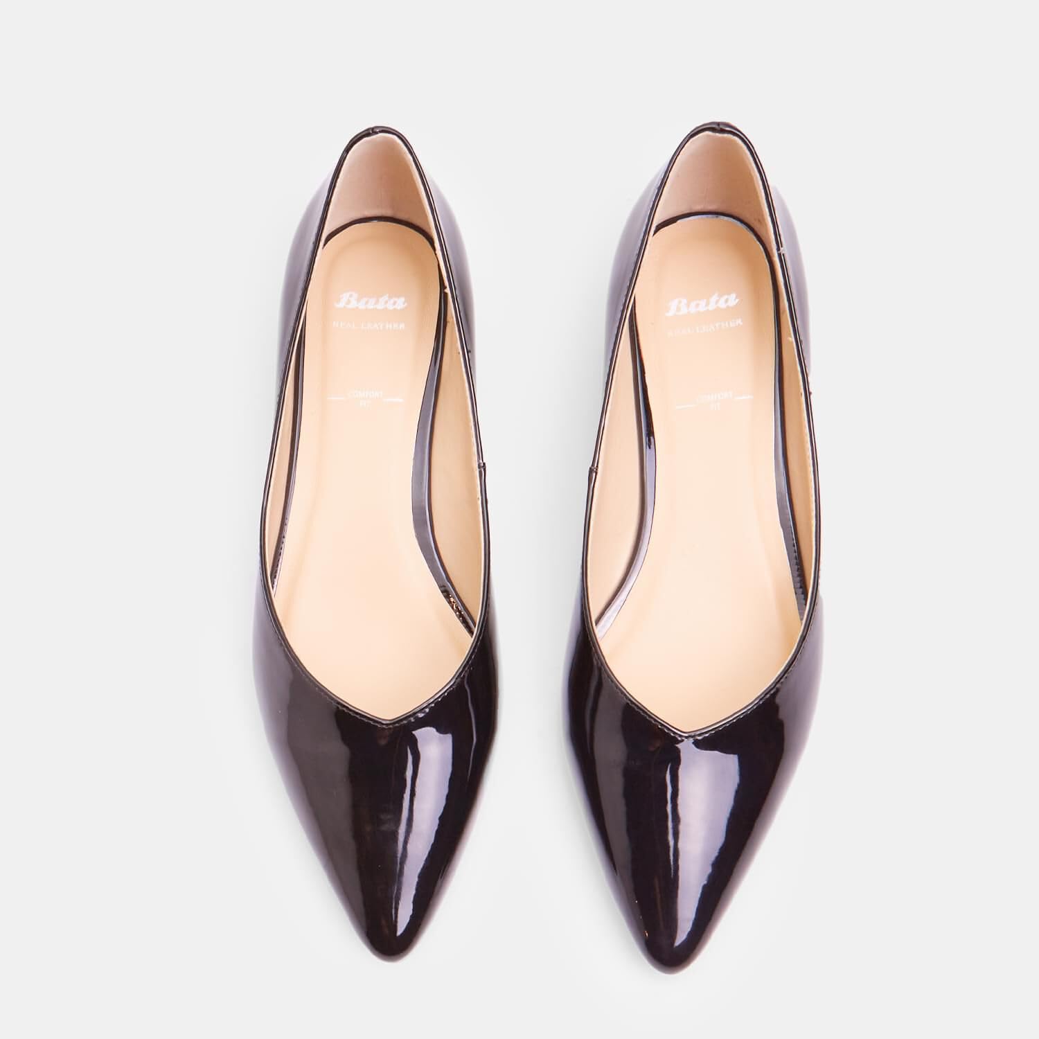 Bata ballerines vernies femme plates