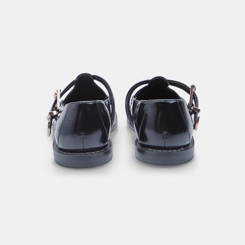 Bata Mocassins femme cuir marron urbain plat