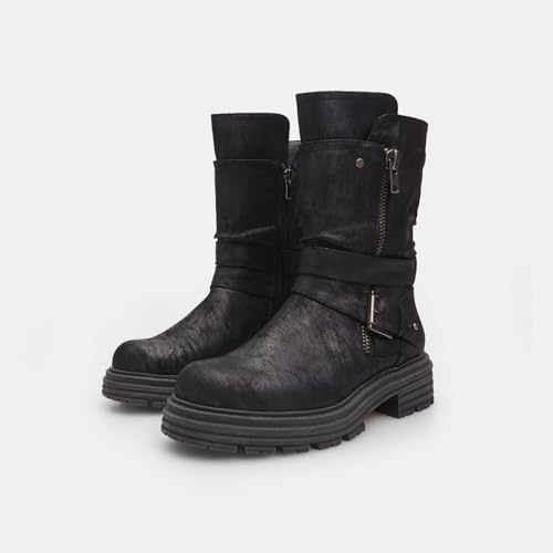 Bata Bottines Motardes Femme Style Motard Ville
