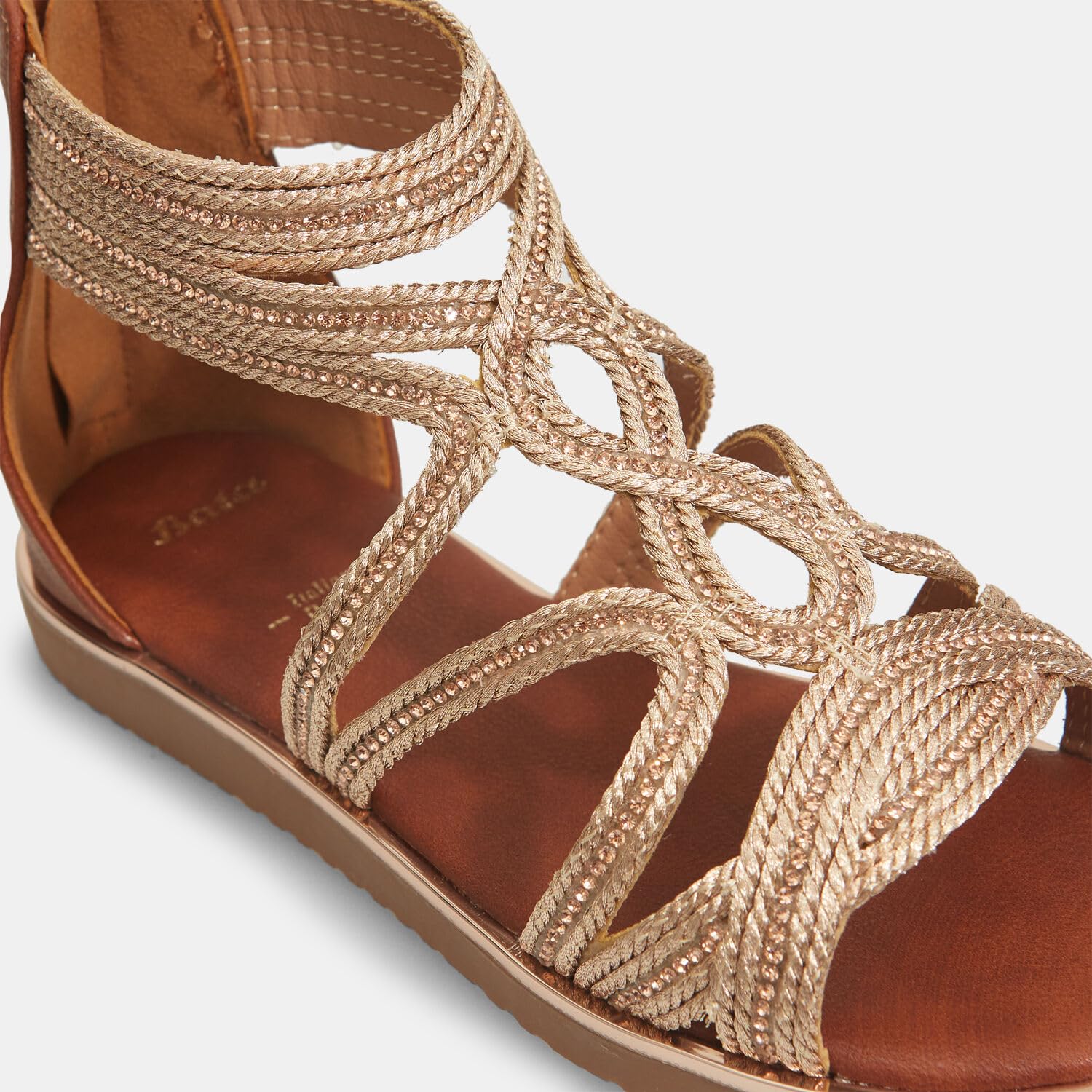 Bata Sandales fille fermeture éclair 33 EU corde