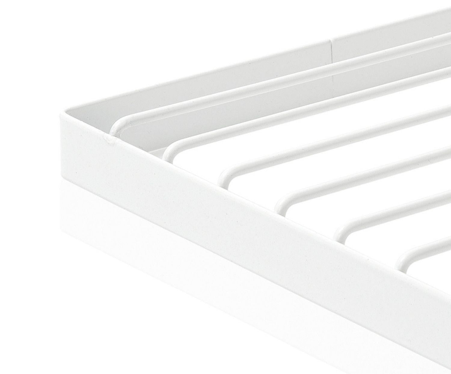 Andrea House Cocina dessous de plat métal blanc carré