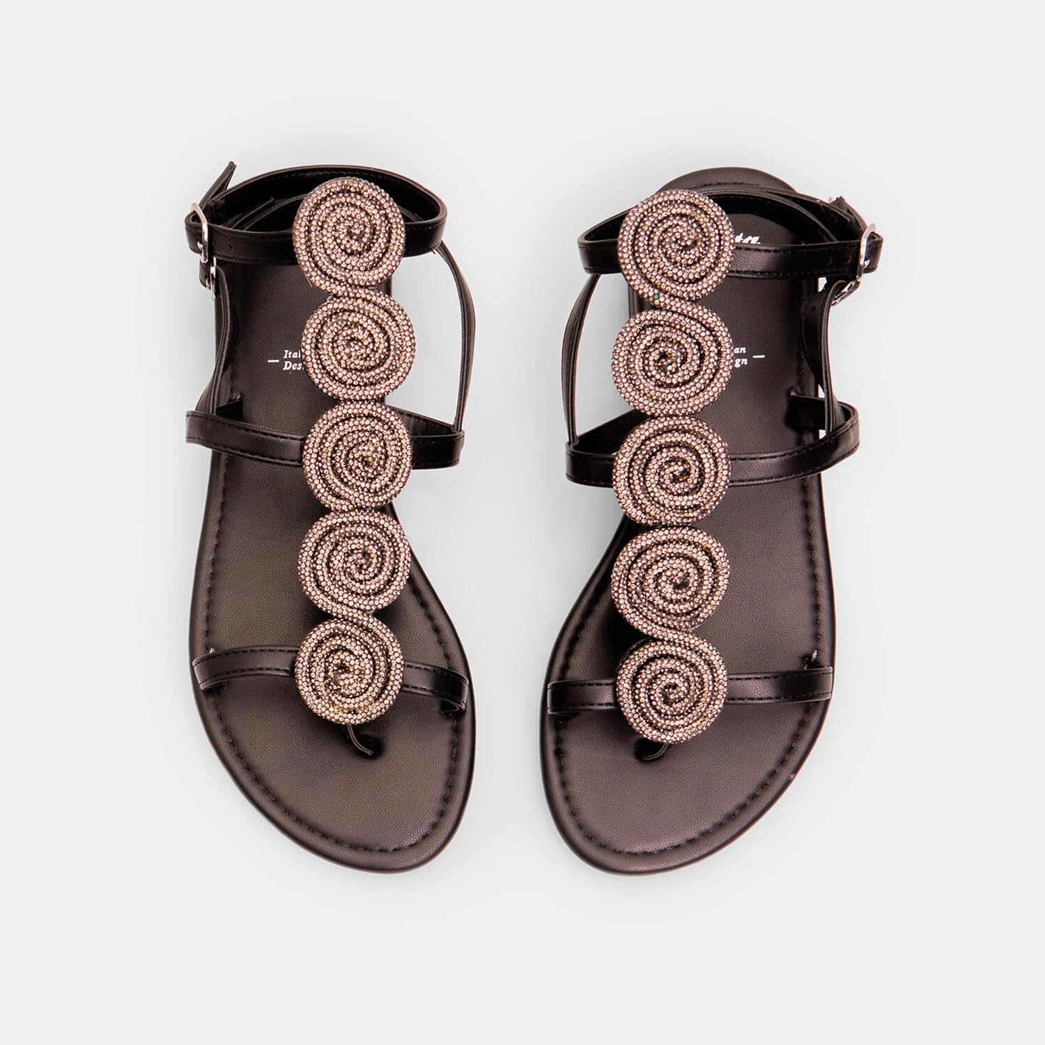 Bata Sandales Spartiates Femme Plates Confort Quotidien