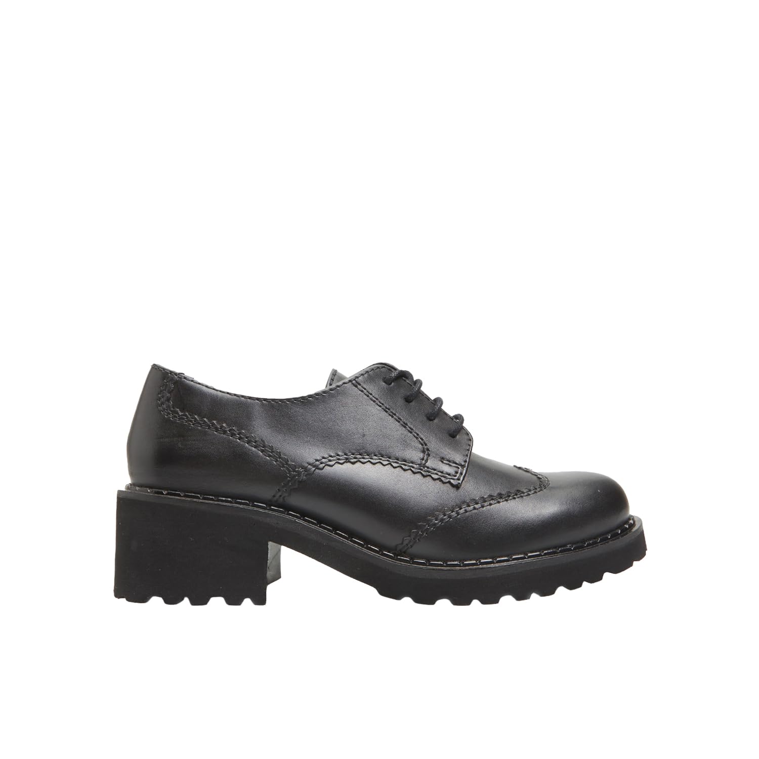 Bata chaussures à lacets femme cuir talon 4,5 cm