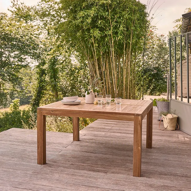Berah Getah Malte table jardin teck 8 pers.